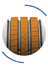 contoured tread ribs